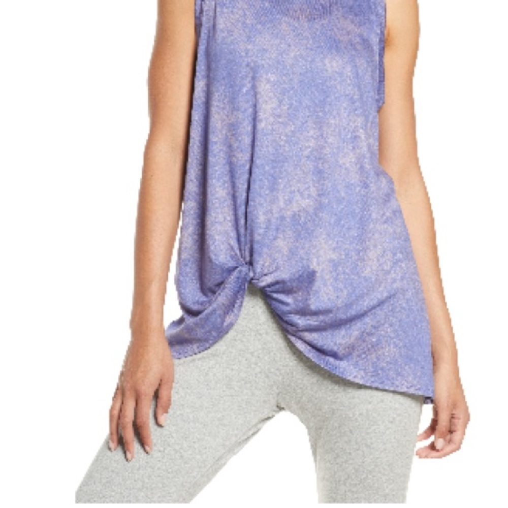 Zella Tuck Front Tank Top
